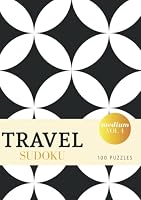 Travel Sudoku - Medium - 100 Puzzles Vol 4: A5 Pocket Sudoku Puzzle Book for Seniors, Adults & Women - Purse Size - Black & White Aesthetic Design B0B46WZZNF Book Cover
