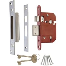 ERA Fortress BS 3621 2.5-inch/ 64mm 5 Lever Maximum Security Mortice Sashlock - Chrome Effect