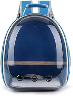 Fmingdou Pet Parrot Carrier Bird Travel Bag Space Capsule Transparent Backpack Breathable 360°