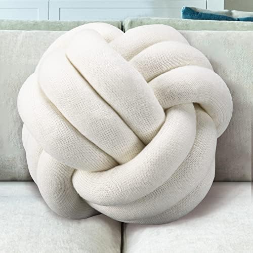 Picturesque Handmade Knot Ball Pillow - Creative and Healthy Home Decor for Sofa, Bed and Chair, Diameter About 10 inches