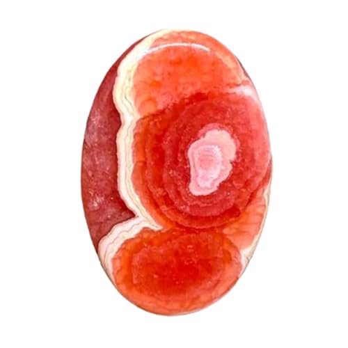 Rhodochrosite naturelle ovale 35x23x5mm pierre gemme en vrac bricolage bijoux DIY