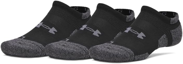 Under Armour Unisex Adult Performance Tech Pro No Show Socks (3-Pack)