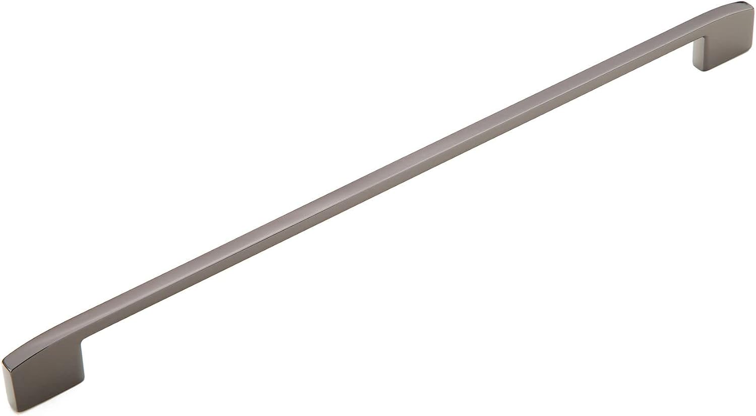 Schaub and Company 314 Sorrento 11-1/4 or 12-1/2 Inch Center to Center Handle Ap, Black Chrome