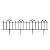 Victorian Garden Border Fencing Set by Pure Garden