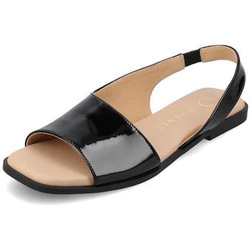 Image of Journee Collection Women's Brinsley Slingback Flat Sandals