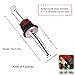 4PCS Premium Wine and Oil Pourer Set, 304 Stainless Steel Pour Spouts for Liquor & Oil - Reusable, Dishwasher Safe, Precision Flow Control, Leak-Proof Seal, Fit Most Wine & Whiskey Bottles (XS)