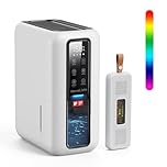 Dehumidifier for Bedroom, 2000ml Dehumidifier for home with Humidity Box, Auto shut off & Smart Humidity Control, 24-Hour Timer, 7 Colors LED Light, Portable & Ultra Quiet for Bathroom, Closet, Garage