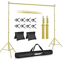 EMART Fotohintergrund Papier Weiße Papierrolle Fotowand Hintergrund | 1,3 x 4,9 m | Arktisches Weißer | Matt Nahtlos für Fotoshooting, Produktfotografie, Portrait, kompatibel mit Hintergrundständer