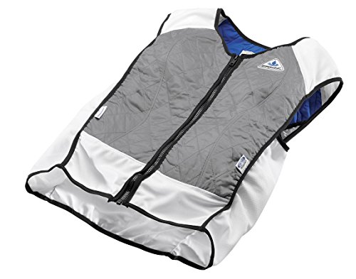 TechKewl Hybrid Cooling Vest, Silver, 3X-Large