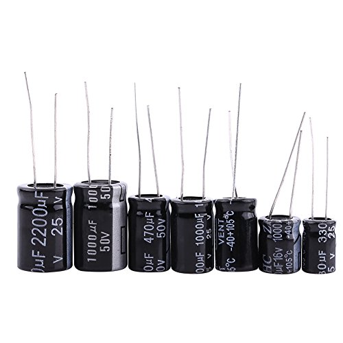 20 Stück Aluminium-Elektrolytkondensator – 10V 100µF, Durchstechmontage, Für Hobby & Reparatur (12 Werte Kit Erhältlich 20 Stück Aluminium-Elektrolytkondensator – 10V 100µF, Durchstechmontage, Für Hobby & Reparatur (12 Werte Kit Erhältlich