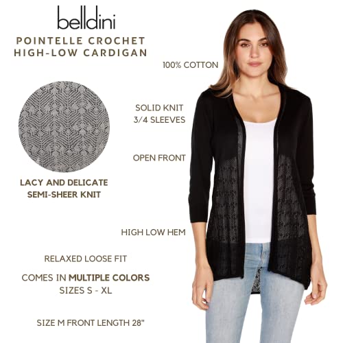 Ladies Cotton Cardigan Fashionable Lightweight Sweaters For Women High Low Hem Heather Grey #TOP1