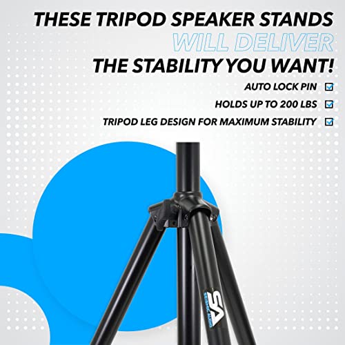 Seismic Audio Professional Tripod Speaker Stand #TOP22