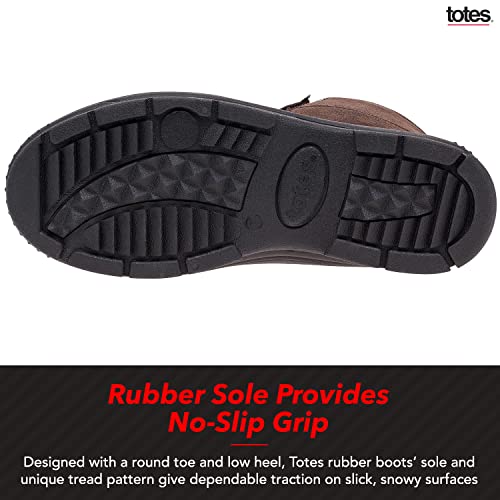 Totes Men's Comfort Snow Boot, Brown, 11 #TOP3