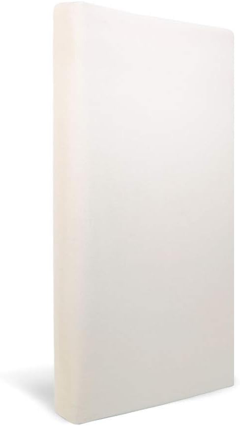 Naturepedic Organic Crib Mattress - 2-Stage Lightweight Infant & Toddler Mattress with Protector Pad - Waterproof, Breathable & Non-Toxic for Baby and Toddler Bed