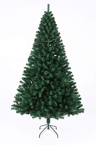 EVRE Artificial Christmas Tree 6ft with PVC Tips & Branches with Metal Stand (6 Ft)
