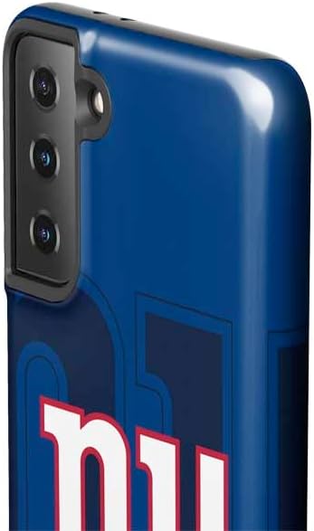 Skinit Pro Phone Case Compatible with Galaxy S21 FE - Officially Licensed NFL New York Giants Double Vision Design