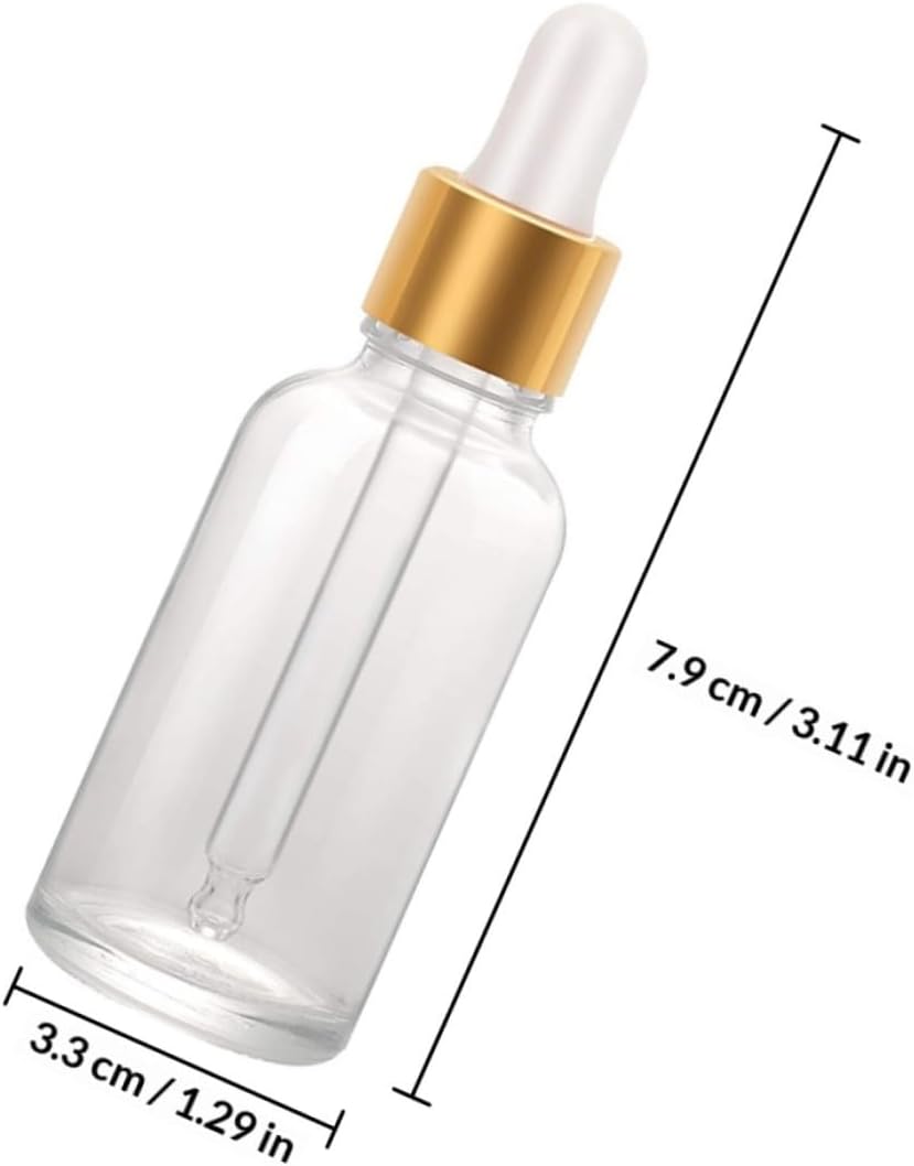 24pcs Essential Oil Dropper Bottles Empty Oil Bottles Funnel Dropper for