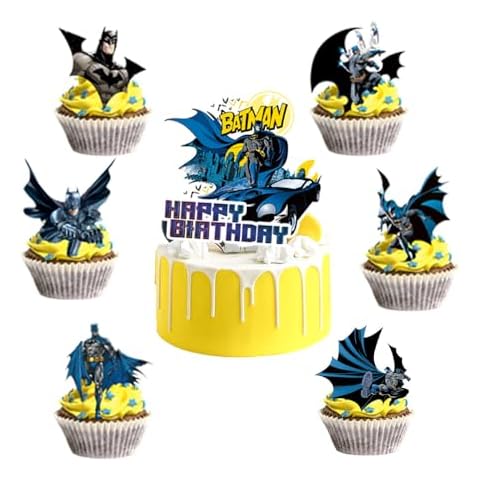 ZGYDNM 25pcs Cake Toppers Cupcake Toppers Cake Decorations, Birthday Party Supplies Decorations (6) Cover
