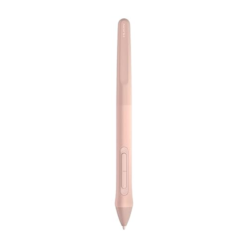 HUION Digital Pen PW110, Pink, PenTech 3.0 Battery-Free, with Anti-Slip & Sweatproof Silicone Grip, 2 Programmable Button, 8192 Levels Pressure Sensitivity, for Inspiroy 2 S/M/L Pen Tablet - Pink