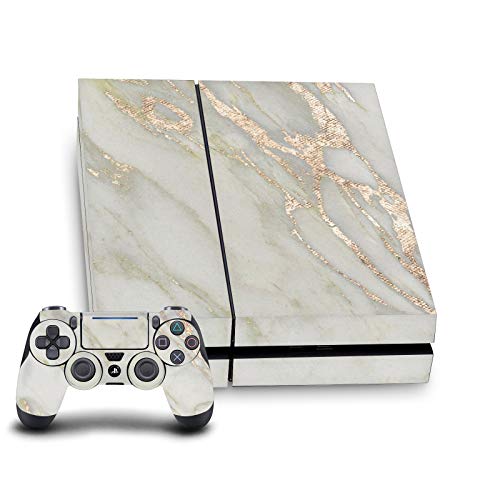Head Case Designs Offizielle Nature Magick Gold Kunst Mix Vinyl Haut Gaming Aufkleber Abziehbild Abdeckung kompatibel mit Sony PlayStation 4 PS4 Console and DualShock 4 Controller Bundle