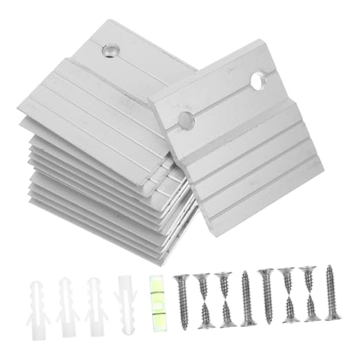 Image of Aluminum Alloy Z-Shape Pendant Wall Mounting Brackets French Cleats Picture Framing System Mirror Hanging Hardware