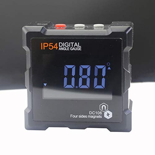 Inclinómetro Digital Protractor 0-360 Grados IP54 con Base Magnética miniatura 3
