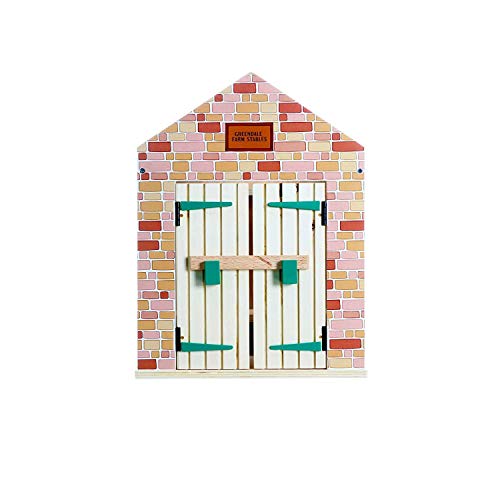 Image of Lottie Dolls Stable Playset | Toy Farm Playset | Toy Barn | Toy Horse Stable Playset | Wooden Barn