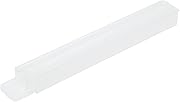 MUJI 無印良品 ポリプロピレン袋止めクリップ 半透明 大 幅12×奥行1.5×高さ1cm 12057086 5個入り