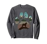Obtén este diseño vintage de montaña de silueta de perro de pata para todos los amantes del agua irlandés. Regalo perfecto para Navidad, Acción de Gracias, San Valentín o cumpleaños simples. Perfecto para el diseño diario.