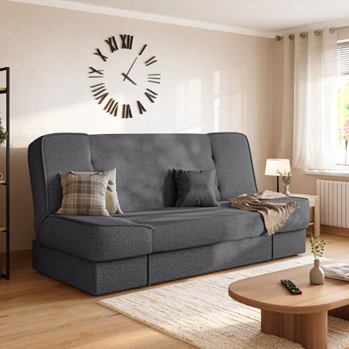BROMARKT Schlafsofa mit Bettkasten und Schlaffunktion 190x115cm...