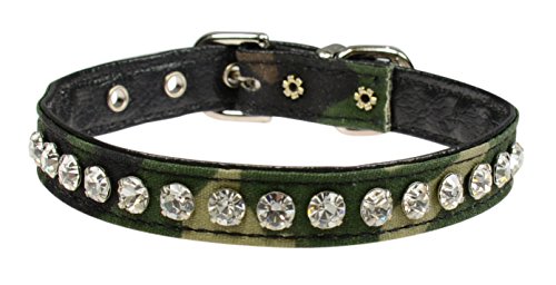 Collares Evans evitan tirones en camuflaje verde talla 16 cómodo 2