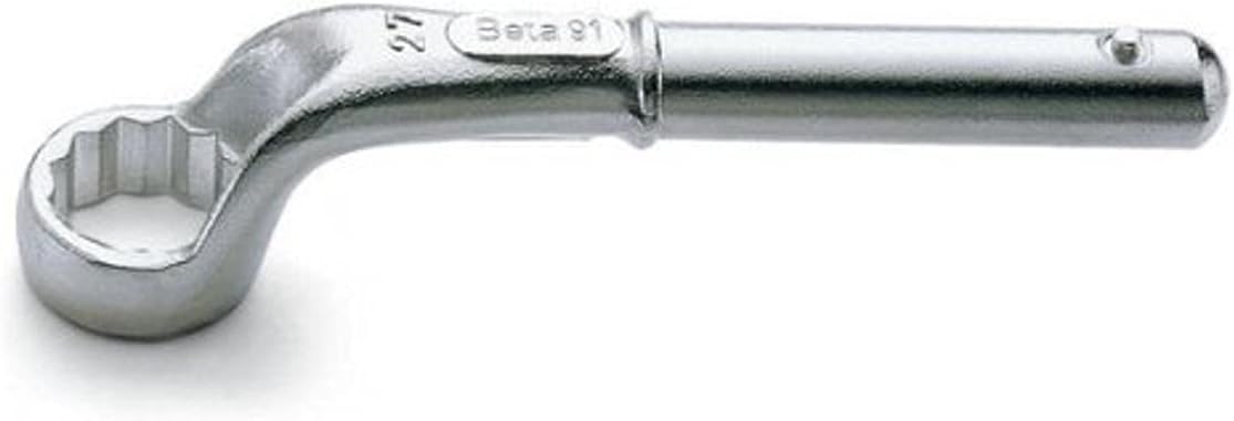 Beta 91 24mm Offset Box End Wrench, Chrome Plated