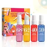 Perfume Body Spray Mujer Cabello & Cuerpo Perfume Pack Contiene 4 Unidades 40 ml Perfumes Cheirosa Perfume Mujer Set con diferentes fragancias, Idea de regalo para el día a día y ocasiones