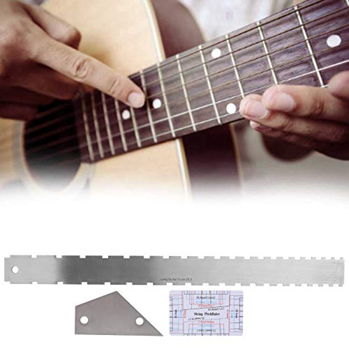Règle de guitare en acier inoxydable pour lutherie de précision