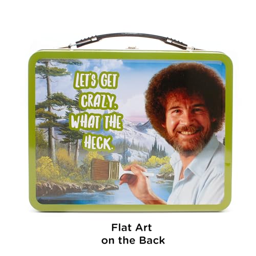 AQUARIUS Bob Ross Happy Accidents Large Gen 2 Tin Storage Fun Box Multi-colored, 8", 48196 by AQUARIUS - Image 4