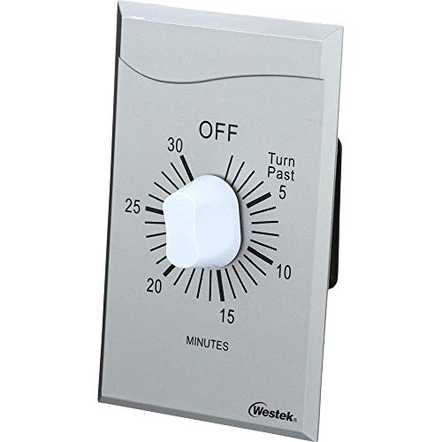 Westek Tmsw30Ms Indoor Wire-In Spring Wound Countdown Timer, Stainless, 30 Minute #TOP1