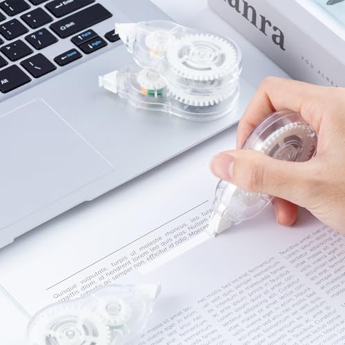 M&G White Correction Tape, Easy to use applicator for Instant Corrections, 39.37 Ft/Pack,for Office (6 Pack, 12M/472\"x 0.2\") - Thumbnail 7