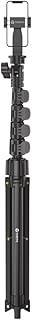Toreto Vlog Pro Tripod with Removable Selfie Stick & Bluetooth Remote, 1.7m Height Adjustable Stand, 1/4 Universal Screw M Price In India