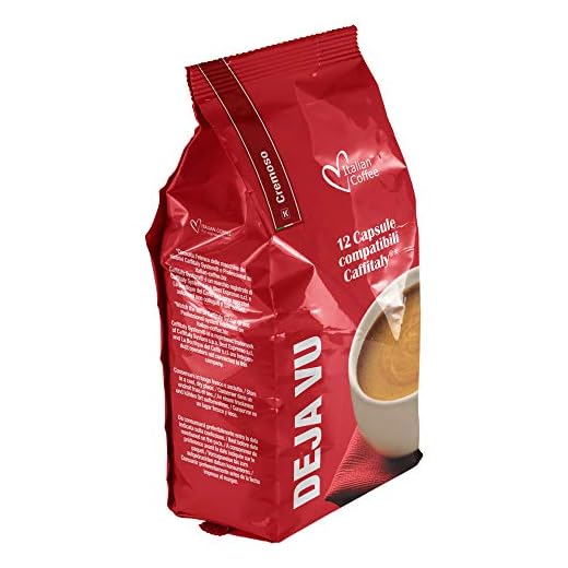 96 capsule Italian Coffee Caffè DejaVu CREMOSO compatibili Sistemi Caffitaly System-Professional-Coffee For You*(12cps. * 8 sacchetti)