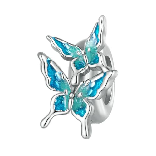 Perles fleur arc-en-ciel en argent 925 pour créer un bijou