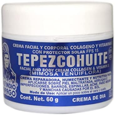 DEL INDIO PAPAGO Facial Day Cream With Tepezcohuite 60gr small - Hydrates the Skin