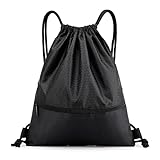 📐[Gran capacidad] El tamaño es de 48 cm x 42 cm. Pesa solo 140 gramos, es plegable y fácil de transportar. Hay un gran compartimento donde puedes guardar ropa y calzado deportivo, toallas deportivas, libros, material de natación, fútbol, baloncesto, voleibol, ordenadores portátiles, artículos de primera necesidad, etc.