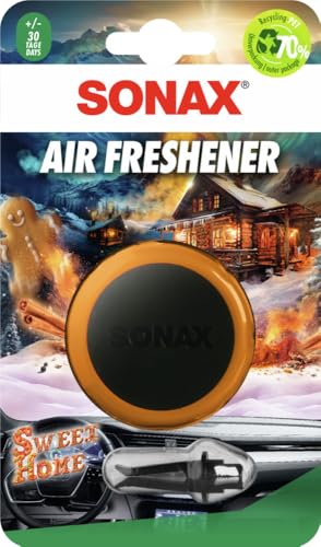 SONAX Air Freshener Sweet Home (1 Stück) Lufterfrischer mit frischem Duft und langanhaltendem Dufterlebnis für den Fahrzeuginnenraum | Art-Nr. 03690410