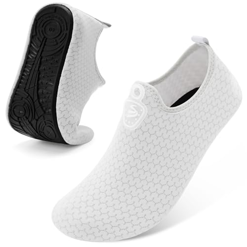 Spesoul Womens Mens Water Shoes Quick Dry Outdoor Aqua Socks Swim Pool Beach Shoes 7-8 Women/5.5-6.5 Men