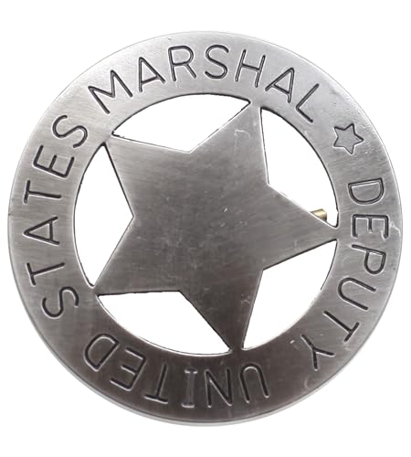 REPLIKSWORD Etoile de Marshal Chef de Police Badge Replique Acier ET107