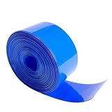 Tubo termorestringente in PVC 1M - Tubo termoretraibile blu(220mm)
