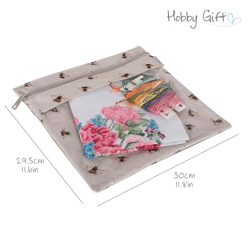 Hobby Gift Projekttasche Bienen – wasserabweisend, 28x28 cm – Bild 7
