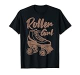 Rollschuhe Tshirt Mädchen Geschenk ROLLER SKATES T-Shirt