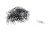 Baumgartens Skid Resistant Paper Clips, Pack of 100, Black (ES5110)