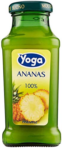 24X Yoga Specialità Italian Bar 100% Pineapple Juice Drink Beverage 200Ml